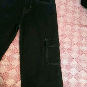 Charcoal Cargo Jeans🔥( Offer Is For Now )