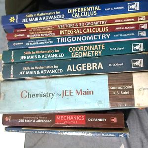 Jee Mains Maths & Chemistry Books 📚