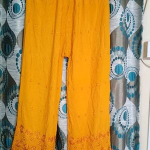 Mustard Colour Palazzo