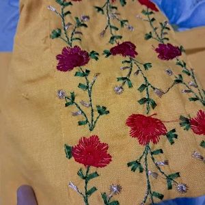 Yellow Kurta Pant Set