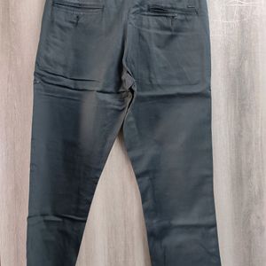 Black Grey Formal Trouser