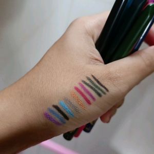 Colourful Lip And Eyeliners