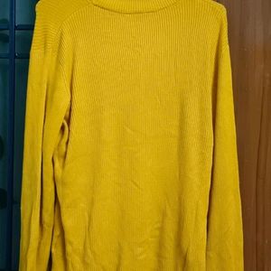 MUSTARD COLOURED PULLOVER FOR WOMEN