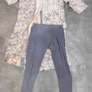 Kurta Leggings With Dupatta Set