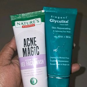 Nature's Essence & Glycolite Face Wash Combo