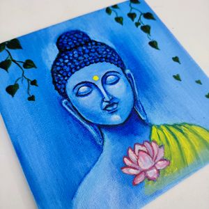 Buddha Acrylic Canvas Painting