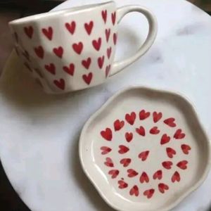 Pinteresty Cups With Plate