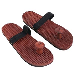 Indian Khadau Slipper Or Ancient Foot Reflexology