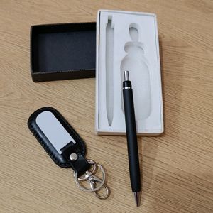 New Key Chain & Pen Gift Set For Men & Women Black