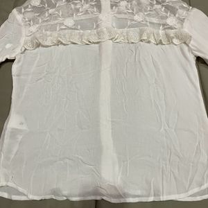 ONLYShirt with Lace Panel