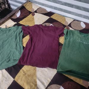 Combo Of 3 Used Totally T-shirt For Mens M Size