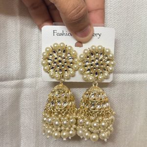 Pure Kundan beautiful Jhumka