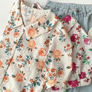 Korean Printed Top