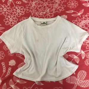 White Baby Tee