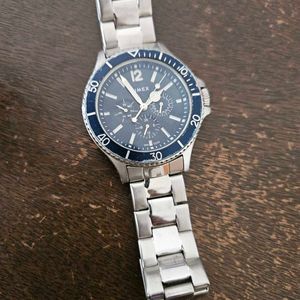 TIMEX MEN BLUE DIAL ANALOG WATCH