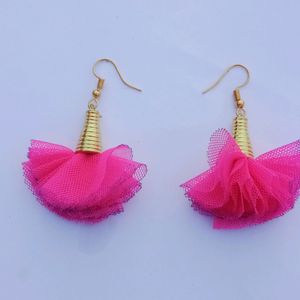 handmade fabric earrings