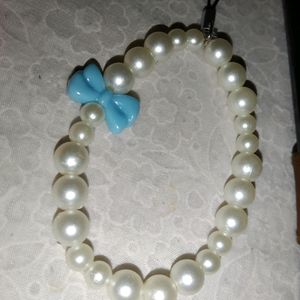 White Pearl Phone Charm