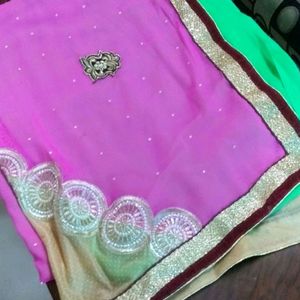 Heavy Party Saree