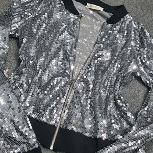 Must Have Full Sequence Zipper Jacket