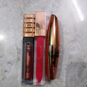 Liquid Eyeshadow, Eyeliner & Lipstick