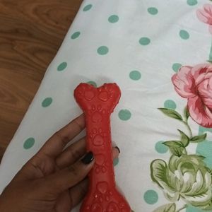 Silicone Red Bone For Dogs