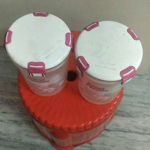 Air Tight Jar 2 Pcs