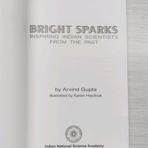 BRIGHT SPARKS BOOK BY ARVIND GUPTA