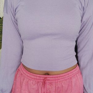 Lavender Full Sleeves Top