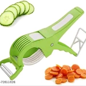 2 In 1 Vegetable Cutter Lock With Peeler 👌💯