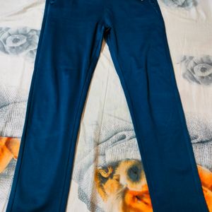 Blue Casual Wear Trouser