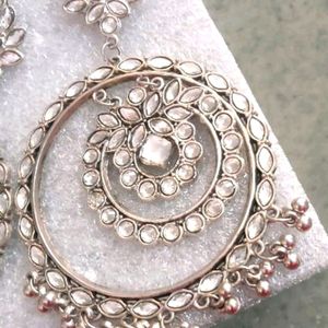 Pretty Mirror Combo Jhumkas