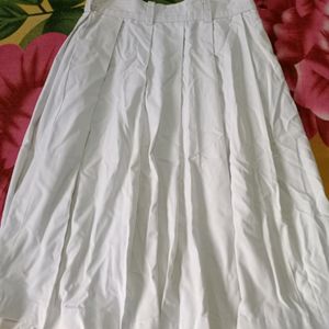 White School Shirt Or Daily Use Skirt