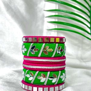 Green Pink Bangles 💚💗