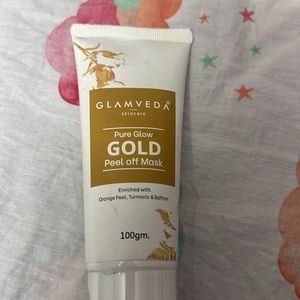 Sealed New Glamveda Gold Peel Off Mask