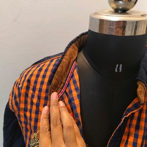 Orange Full Shirt Men's