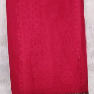 Applic Cotton Saree