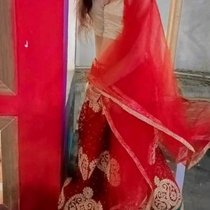 Lehenga+Blouse+Dupatta