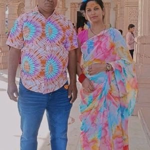 Couple Saree And Shirt ♥️😍