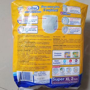 Lifree Adult Diapers XL (2pc.)