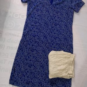 Bandhani Print Kurti Pant Set