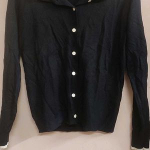 Black And Blue Cardigan