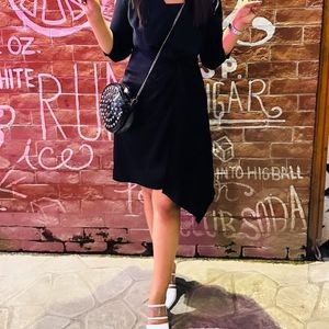 Black Twisted Dress