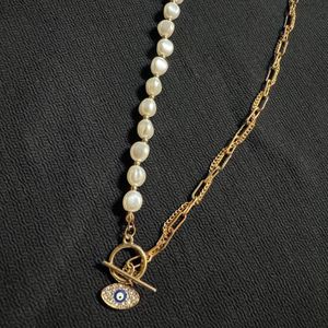 Gold Plated Evil eye Chain