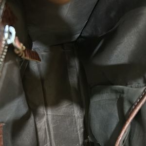 Brown Leather Tote Bag