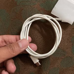 Brand New Apple C To Lightning cable (1mm)  Under Warranty In Case Of Any Issues Replacement Also Available