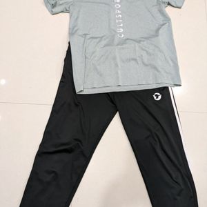 Large Size Sports Tshirt And Track Pant