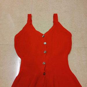 Red Pretty Crop Top