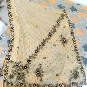 Partywear Saree (Pure Soft Net Fabric)