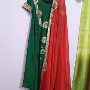 Updwon  Frok Kurti With Garara