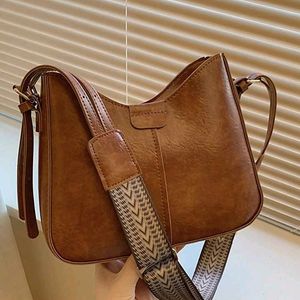 Leather-Look Broad Belt Sling Bag